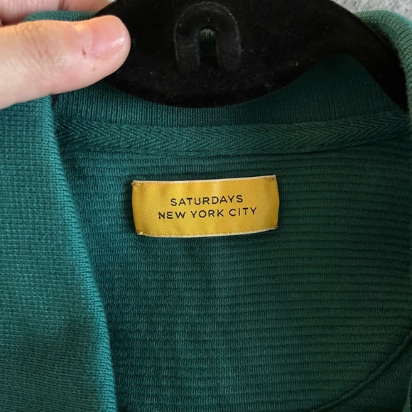 Saturdays New York City Green Polo Shirt - Picture 3 of 3